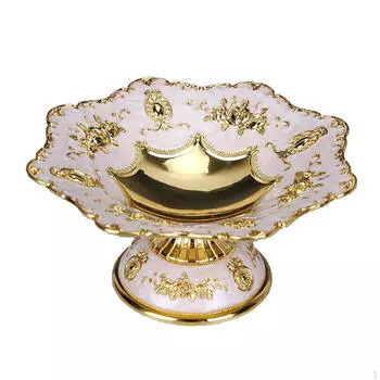 Коллекция подносов с фруктами, кондитерская тарелка, тарелка для десерта, КТВ, украшение для вечеринки, конфеты золотистый