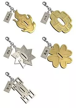 Коллекция подвесок Demon Kimetsu no Yaiba Tsuba, часть 2, BOX Slayer, 5 предметов