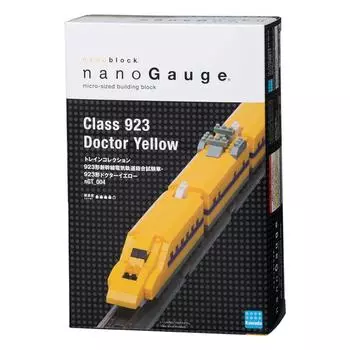 Коллекция поездов Nano Gauge Тип 923 Shinkansen Electric Track Комплексный испытательный вагон Doctor Yellow nGT004