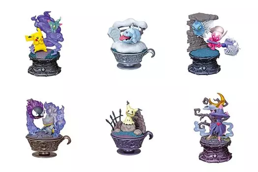 Коллекция Pokemon Little Night 1BOX Приблизительно В115 x Ш70 x Г70 мм Изготовлен из ПВХ Re-ment ABS,