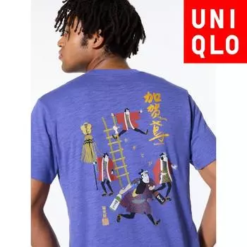 Коллекция японских сакэ Uniqlo Ut Kaga Sake 64 BLUE/S