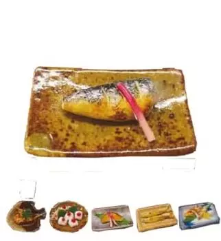 Коллекция японской еды Японская рыба Часть 2 Все 6 видов Набор Gacha Gacha Капсула Игрушка