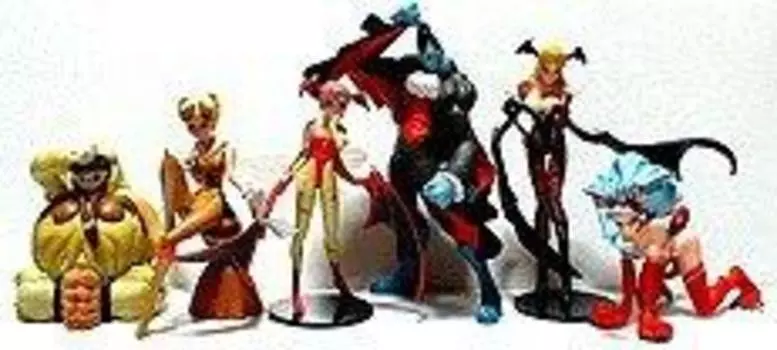 Коллекция реальных фигурок Capcom серии SR, издание Vampire Savior, разные цвета, все 6 типов в наборе