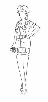 Коллекция реальных фигурок Hasegawa American Police, неокрашенный набор из смолы SP527 1/12 № 19