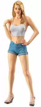 Коллекция реальных фигурок Hasegawa Blonde Girl неокрашенный набор из смолы SP484 1/12 № 06 том 3