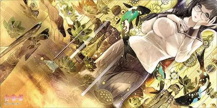 Коллекция резиновых ковриков Bushiroad V2 Bakemonogatari Vol.123 Цубаса Ханекава