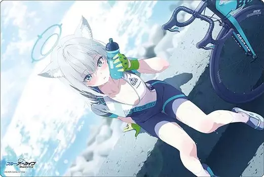 Коллекция резиновых ковриков Bushiroad V2 Blue Archive Sand Vol.497 «Shiroko Wolf»