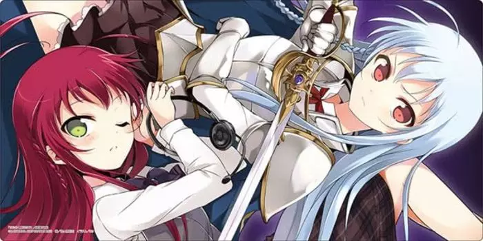 Коллекция резиновых ковриков Bushiroad V2 Dengeki Bunko Hataraku Yusa Emilia Vol.1144 Maou-sama! «Эми и Джастина»