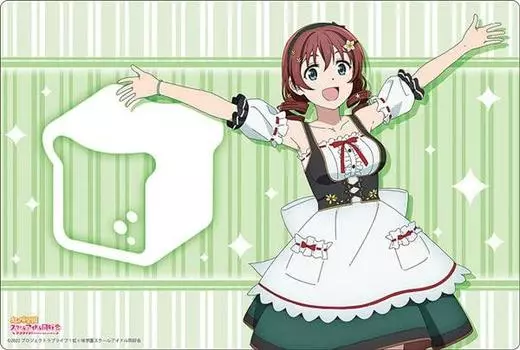 Коллекция резиновых ковриков Bushiroad V2 Love Nijigasaki Academy School Idol Club Solo Idol Costume Vol.727 Live! Эмма Верде т.2вер.