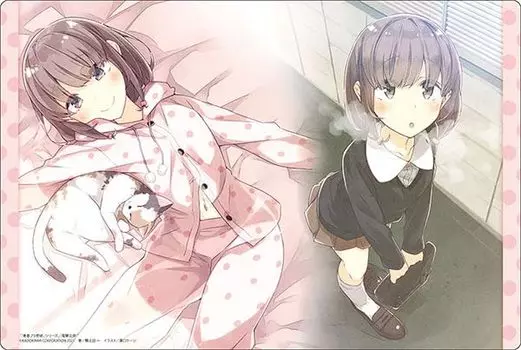 Коллекция резиновых ковриков Bushiroad V2 Серия Dengeki Bunko Buta Vol.1110 Youth Rascal Kaede Azusagawa