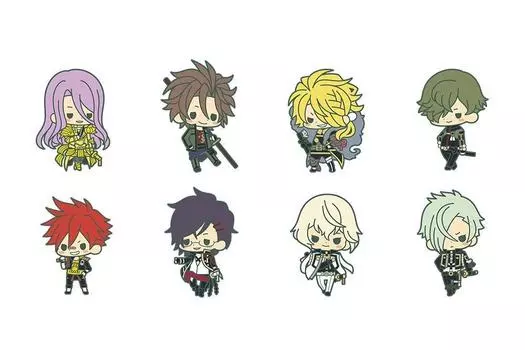 Коллекция резиновых ремешков Kotobukiya Touken Ranbu 4-й блок 1КОРОБКА 8 штук Всего 8 видов