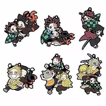 Коллекция резиновых талисманов Buddy Demon Slayer: Кимэцу но Яиба (BOX)