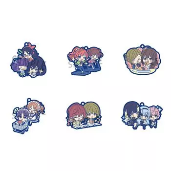 Коллекция резиновых талисманов Buddy The Idolmaster Shiny Colors 65 мм ПВХ резиновый талисман с шариковой цепочкой Vol.2 (BOX) Прибл.