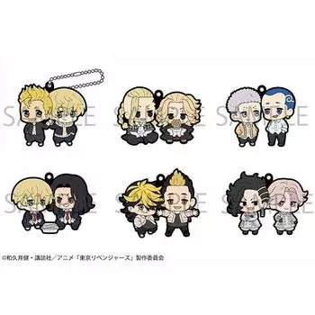 Коллекция резиновых талисманов Buddy Tokyo Revengers, коробка из 6 штук