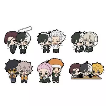 Коллекция резиновых талисманов Buddy WIND BREAKER (BOX) приблизительно. Талисман из ПВХ-резины 70 мм с шариковой цепочкой