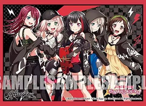 Коллекция рукавов Bushiroad Extra BanG Girls band Afterglow светящаяся застежка Мечта! вечеринка!