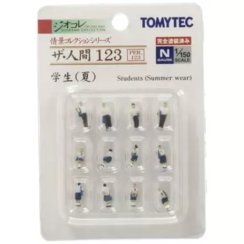 Коллекция сцен TOMYTEC Geocolle The Human 123 Студенческие летние диорамы Принадлежности