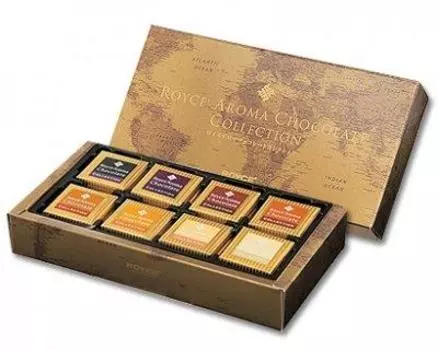 Коллекция шоколада Royce Aroma 8 видов шоколада 200 г Оригинал [ROYCE ] / [Hokkaido limited]