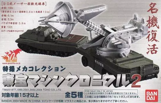 Коллекция спецэффектов меха Toho Machine Chronicle 2 Все 5 типов установлены (Супер