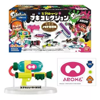 Коллекция Splatoon Buki Squid Reprint Edition с наклейкой Candy Gum (8 шт.) Игрушка/Жевание (Взвод)