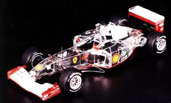 Коллекция Tamiya Grand Prix Полный вид Ferrari F2001 1/20