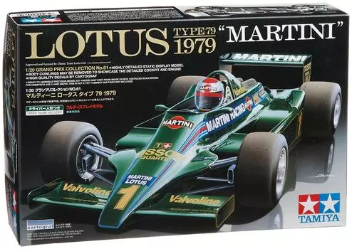 Коллекция Tamiya Grand Prix Series Martini Lotus 79 1979 Пластиковая модель 20061 1/20 № 61