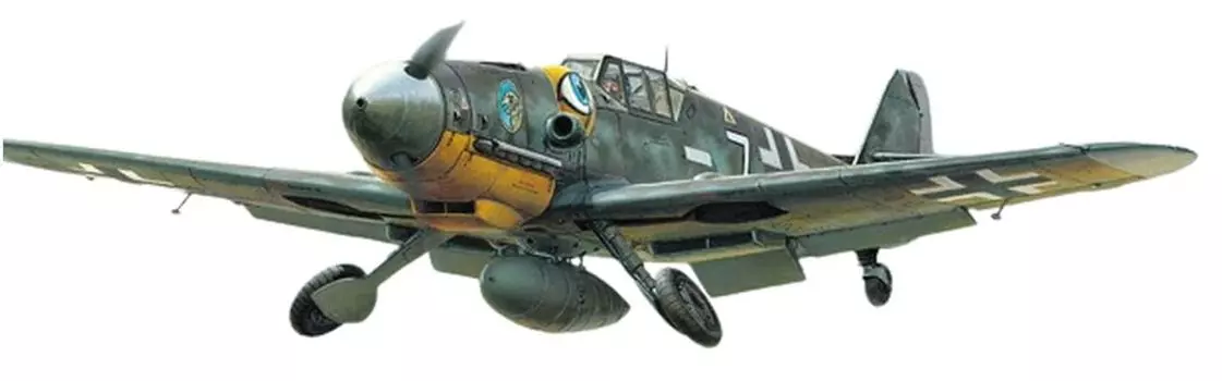 Коллекция Tamiya Warbird Messerschmitt Bf109 Пластиковая модель 60790 1/72 № 90 G-6