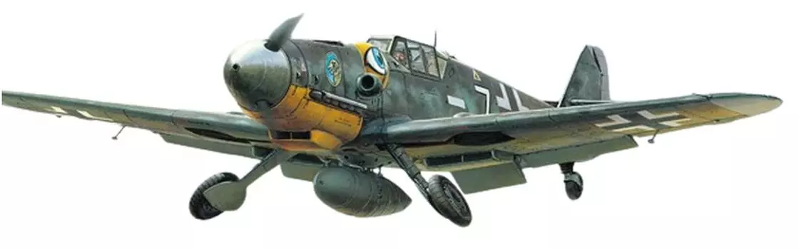 Коллекция Tamiya Warbird Messerschmitt Bf109 Пластиковая модель 60790 1/72 № 90 G-6