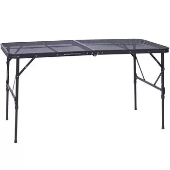Коллекция Tough Light Mesh BBQ Ширина 120 x Глубина 60 x Высота Высота Совместимо с плитой Вода и тепло Черный [Campers Yamazen] Стол, Совместимо, чёрный