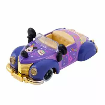 Коллекция транспортных средств Микки Мауса Disney Tomica, юбилейный день рождения 2019 года, сувениры от Disney в Tokyo Disney [Ограниченный курорт] фиолетовый