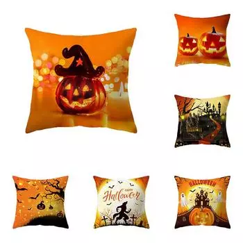 Коллекция тыквы, тема Хэллоуина, наволочка, чехол для дивана, праздничный подарок, украшение для вечеринки, домашний декор 40x40cm