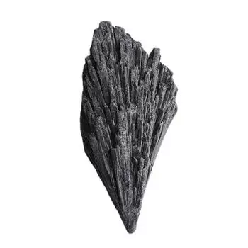 Коллекция Веерообразный Черный Турмалин Черный Турмалин Необработанный Камень Украшение Приносит Удачу S