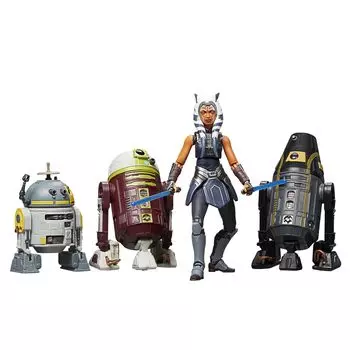 Коллекция винтажных фигурок STAR WARS Escape from Order 66 Clone Wars Ahsoka Tano Droid Collectible, 4 шт. и 3,75 дюйма