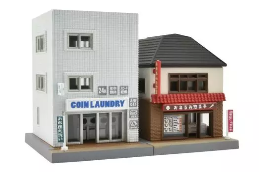 Коллекция зданий Kenkore Ekimae Shop B3 Diorama Supplies 107-3