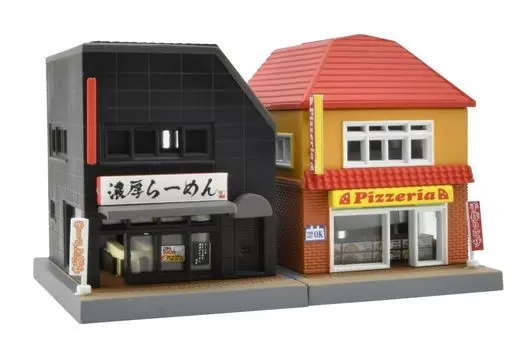 Коллекция зданий Kenkore Ekimae Shop C3 Diorama Supplies 108-3