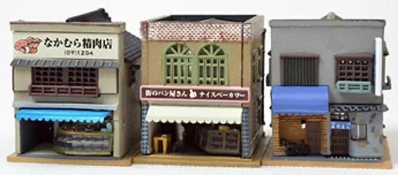 Коллекция зданий Kenkore Sushi Shop 2 Diorama Supplies 131-2 Пекарня/Мясная лавка/БАР