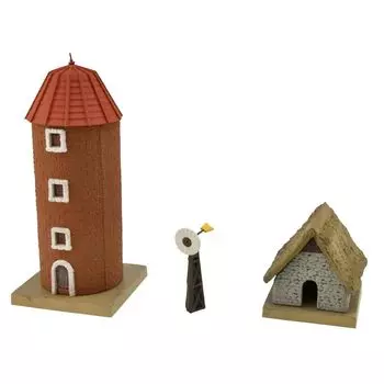 Коллекция зданий TOMYTEC Коллекция конструкций 100-3 ранчо C3 диорама принадлежности