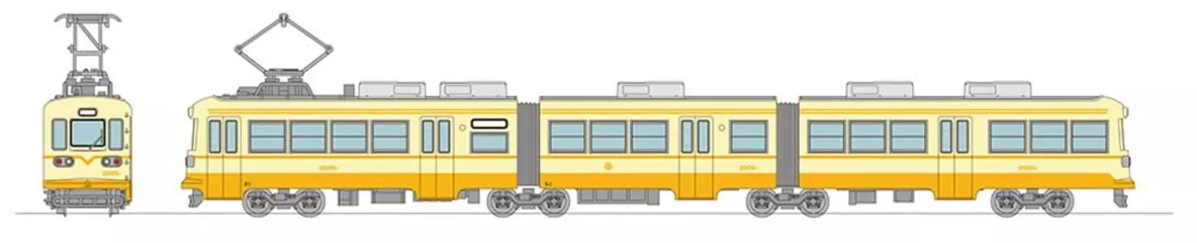 Коллекция железных дорог Коллекция железных дорог Chikuho Electric Railway Type 2000 2005 Желтые принадлежности для диорамы №