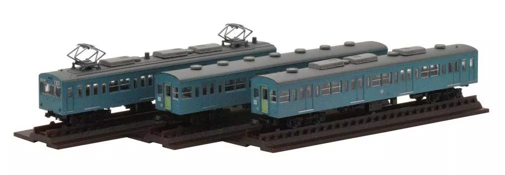 Коллекция железных дорог Tomytec Geocolle, серия Chichibu Railway 1000, набор 1001 Formation Revival, небесно-голубой цвет, принадлежности для диорамы, 3 вагона