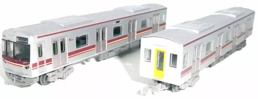 Коллекция железных дорог Tomytec Kyuko Railway Type 9000 Set Basic Set Нержавеющая сталь Kita-Osaka 2-вагонный 2-вагонный (Неокрашенный автомобиль)