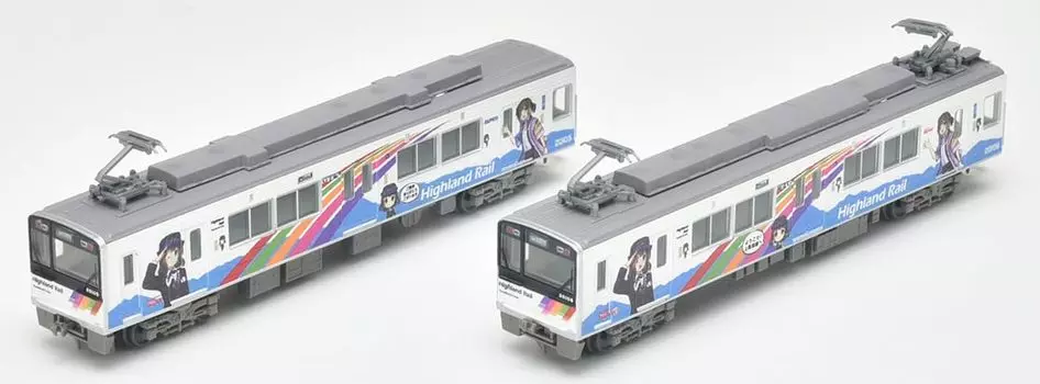 Коллекция железных дорог Tomytec Tetsukore Alpico Kotsu Kamikochi Line Type 20100 Nagisa TRAIN Set Diorama Supplies 2-Car