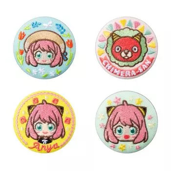 Коллекция значков BANDAI Can SPYFAMILY (14 штук) Конфеты-игрушки, жевательная резинка (ШПИОНСЕМЬЯ)