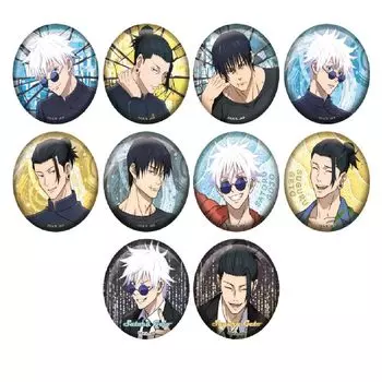 Коллекция значков из аниме-сериала «Jujutsu Kaisen» в виде блесток KaidamaTamaori, 10 штук, КОРОБКА