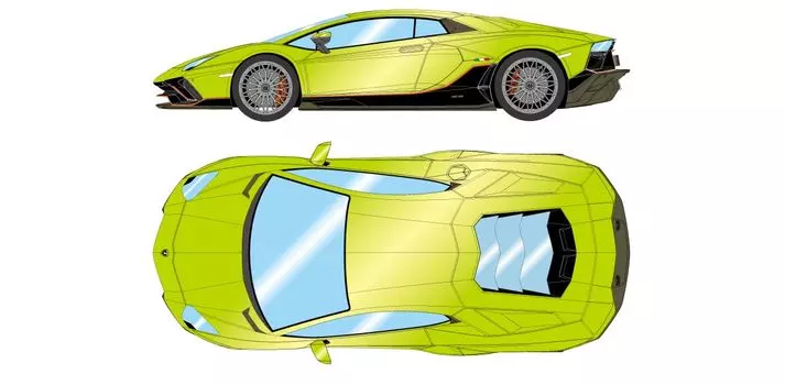 КОЛЛЕКЦИЯ EIDOLON Lamborghini Aventador Ultime 2021 Готовый продукт 1/43 LP780-4 (Колесо Диансуса) Вердеситрия/Черный