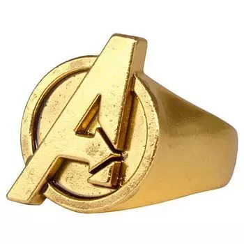 КОЛЛЕКЦИЯ МЕТАЛЛИЧЕСКИХ КОЛЬЦ «Мстители» Игрушка-капсула Avengers Gacha Gacha [5]. (Золотая версия.)] (Один предмет)