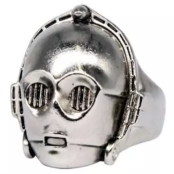 КОЛЛЕКЦИЯ МЕТАЛЛИЧЕСКИХ КОЛЬЦ «Звездные войны» Игрушка-капсула Gacha Gacha [5.C-3PO] (один предмет)