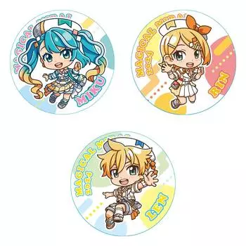 КОЛЛЕКЦИЯ ЗНАЧКОВ BANDAI CAN Хацунэ Мику Magical Mirai 2024 (14 штук) Игрушка-конфета/Жевательная резинка (Мику Хацунэ)