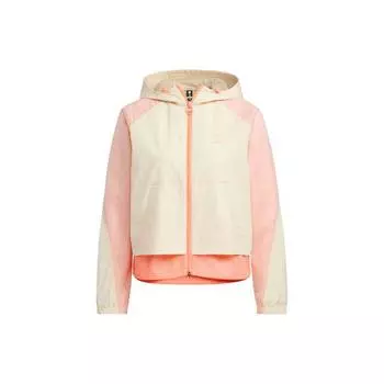 Коллективная ветровка Adidas Neo Vibe с цветными блоками и капюшоном. Женская верхняя одежда Rock-Layer Sandstorm IA6724. M