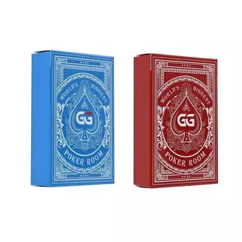 Колода игральных карт GGPOKER (Синий и красный)
