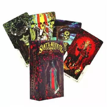 Колода карт Таро Santa Muerte, английская колода карт Таро для семейного праздника, вечеринки, игровые настольные игры, карты Таро, пакет
